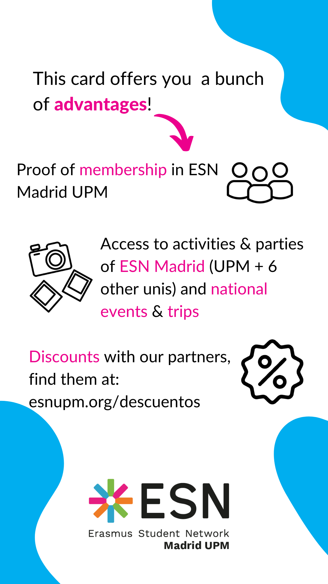 advantages ESNcard